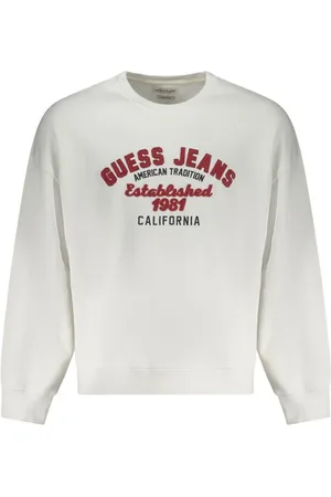 Guess Heren, Sweatshirts & Hoodies, Wit, Maat: XS Katoen