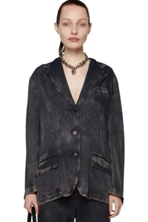 Acne Studios Dames, Jassen, Grijs, Maat: S Denim