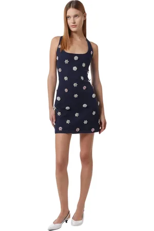 Silvian Heach Dames, Jurken, Blauw, Maat: 2XS Katoen