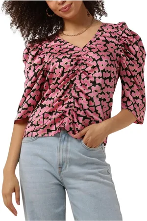 Co`Couture Dames, Blouses & Shirts, Roze, Maat: XS Poliester