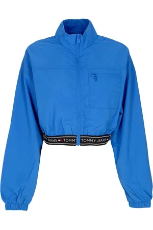 Tommy Hilfiger Dames, Jassen, Blauw, Maat: M Poliester
