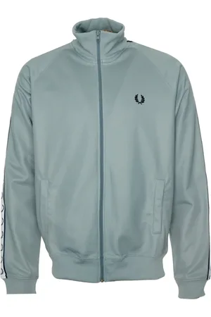Fred Perry Heren, Sweatshirts & Hoodies, Groen, Maat: XL Katoen
