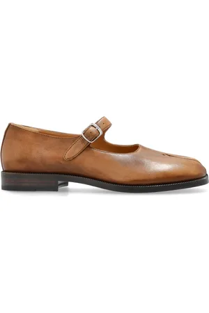 Maison Margiela Dames, Schoenen, Bruin, Maat: 39 1/2 EU Leer