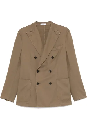 Boglioli Heren, Jassen, Groen, Maat: 2XL Katoen