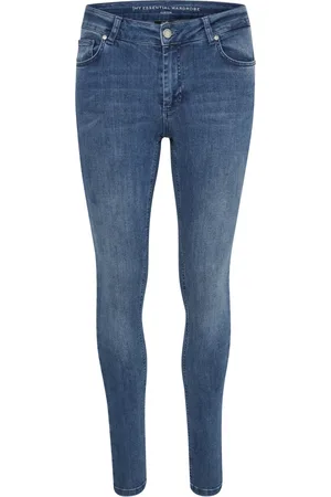 My Essential Wardrobe Dames, Jeans, Blauw, Maat: W35