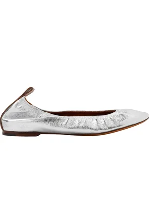 Lanvin Dames, Schoenen, Grijs, Maat: 38 EU Leer