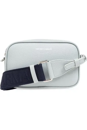 Emporio Armani Dames, Tassen, Blauw, Maat: ONE Size Leer