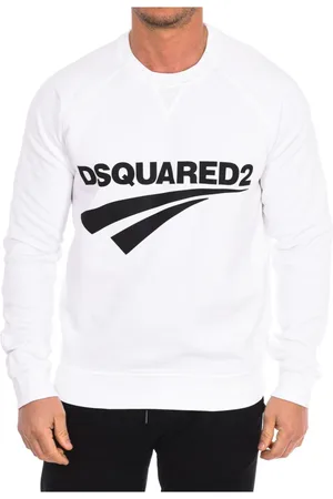Dsquared2 Heren, Sweatshirts & Hoodies, Wit, Maat: S Katoen