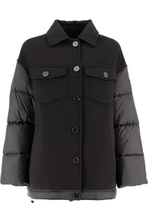 ERMANNO SCERVINO Dames, Jassen, Zwart, Maat: 2XS Wol