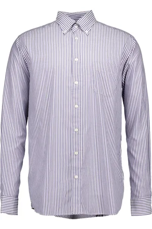 Eton Heren, Overhemden, Blauw, Maat: XL Katoen