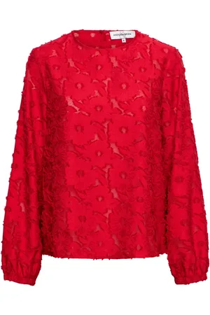 &Co Woman Dames, Blouses & Shirts, Rood, Maat: L Poliester