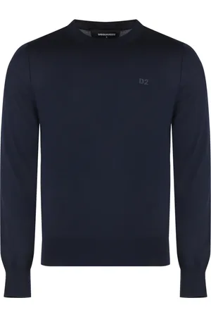 Dsquared2 Heren, Truien, Blauw, Maat: S Wol