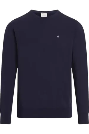 Calvin Klein Heren, Truien, Blauw, Maat: M Katoen