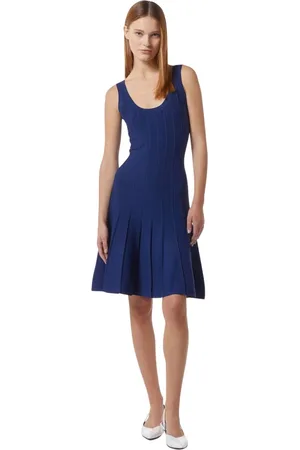 Silvian Heach Dames, Jurken, Blauw, Maat: L Nylon