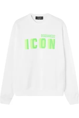 Dsquared2 Heren, Sweatshirts & Hoodies, Wit, Maat: L Katoen