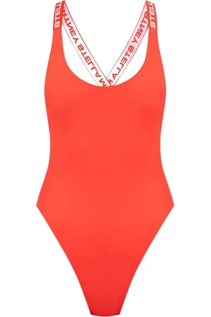 Stella McCartney Dames, Badkleding, Rood, Maat: S