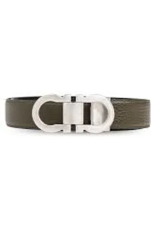 Salvatore Ferragamo Heren, Accessoires, Zwart, Maat: 115 CM Leer
