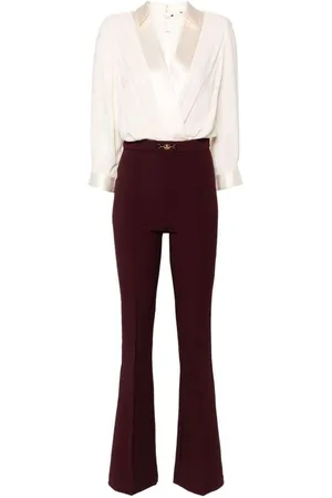 Elisabetta Franchi Dames, Jumpsuits & Playsuits, Veelkleurig, Maat: M Zijde