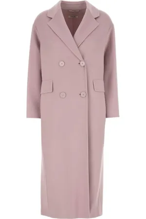 Max Mara Dames, Mantels, Roze, Maat: S Wol