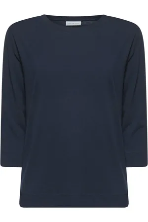 DRIES VAN NOTEN Dames, Tops, Blauw, Maat: S Katoen