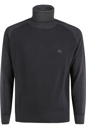Etro Heren, Truien, Grijs, Maat: M Wol