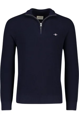 GANT Heren, Truien, Blauw, Maat: 5XL Wol