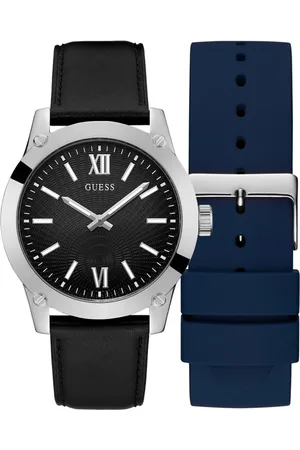 Guess Heren, Accessoires, Grijs, Maat: ONE Size Leer