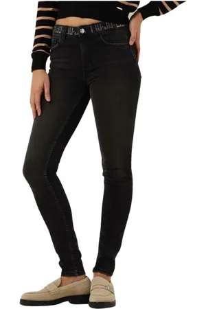 Liu Jo Dames, Jeans, Zwart, Maat: W26 Katoen