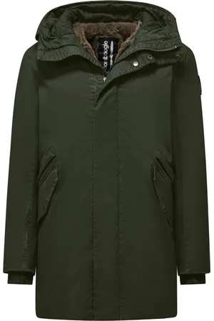 Bomboogie Heren, Mantels, Groen, Maat: 2XL Katoen