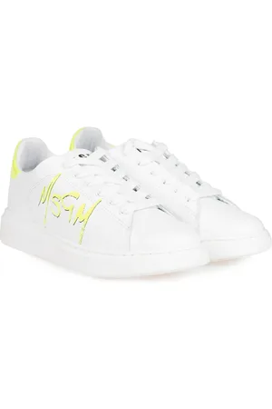 Msgm Dames, Schoenen, Wit, Maat: 37 EU Leer