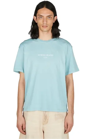 Guess Heren, Tops, Blauw, Maat: L Katoen