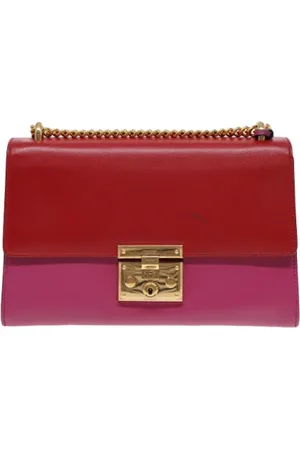 Gucci Dames, Pre-owned, Rood, Maat: ONE Size Leer