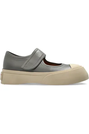 Marni Dames, Schoenen, Grijs, Maat: 40 EU Leer