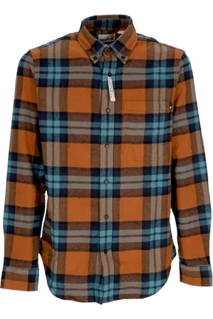 Timberland Heren, Overhemden, Geel, Maat: XL Flanel
