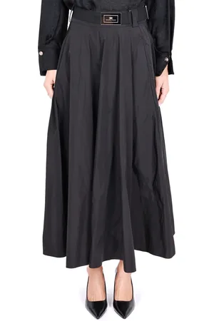 Elisabetta Franchi Dames, Rokken, Zwart, Maat: L Taf