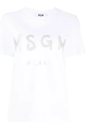 Msgm Dames, Tops, Wit, Maat: L Jersey