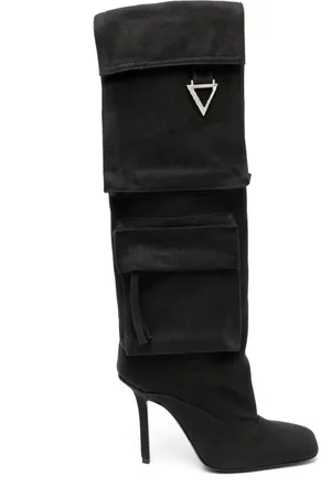 The Attico Dames, Schoenen, Zwart, Maat: 38 1/2 EU Leer
