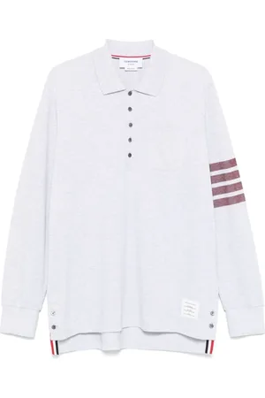 Thom Browne Heren, Tops, Grijs, Maat: XL Katoen