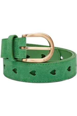 Fabienne Chapot Dames, Accessoires, Groen, Maat: 105 CM Leer