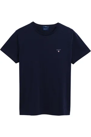 GANT Heren, Tops, Blauw, Maat: 2XL Katoen