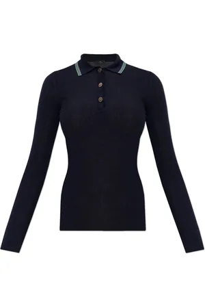 Etro Dames, Truien, Blauw, Maat: 2XS Wol