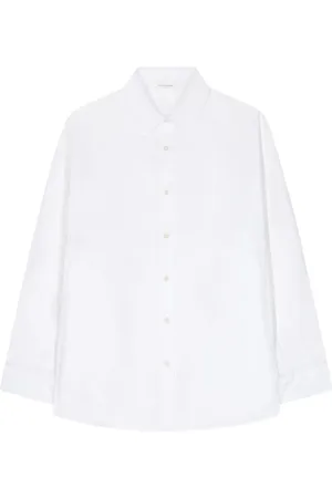 DRIES VAN NOTEN Dames, Blouses & Shirts, Wit, Maat: S Katoen