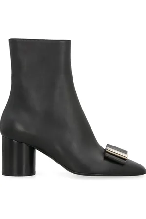 Salvatore Ferragamo Dames, Schoenen, Zwart, Maat: 36 EU Leer