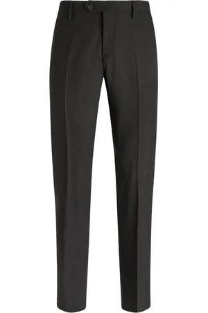 Boggi Milano Heren, Broeken, Zwart, Maat: 2XL Wol