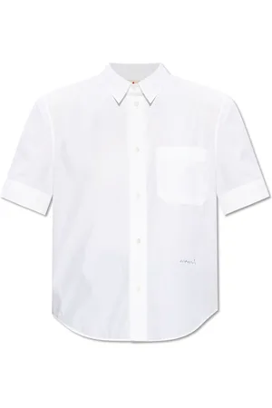 Marni Dames, Blouses & Shirts, Wit, Maat: M Katoen
