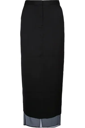 Calvin Klein Dames, Rokken, Zwart, Maat: XS Viscose