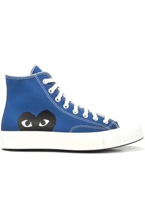 Comme des Garçons Heren, Schoenen, Blauw, Maat: 42 EU Katoen
