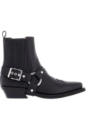 Ganni Dames, Schoenen, Zwart, Maat: 40 EU Leer
