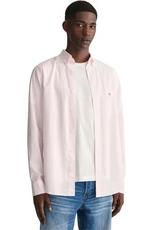 GANT Heren, Overhemden, Roze, Maat: XL Katoen