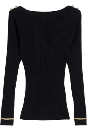 Max Mara Dames, Truien, Blauw, Maat: L Wol